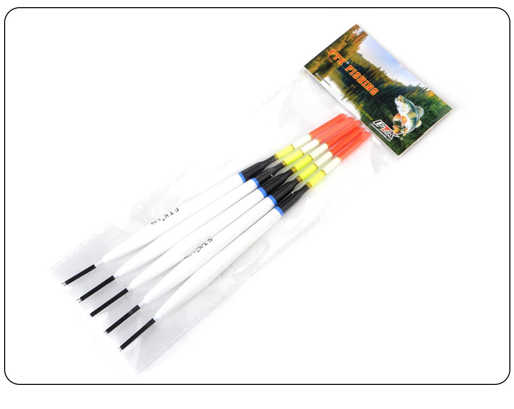 FTK Barguzinsky Fir 5 Pcs/Lot Bobber Fishing Float Length 17CM 20.5CM Float 1G 3G For Carp Fishing Tackle Accessories Mapêche.com