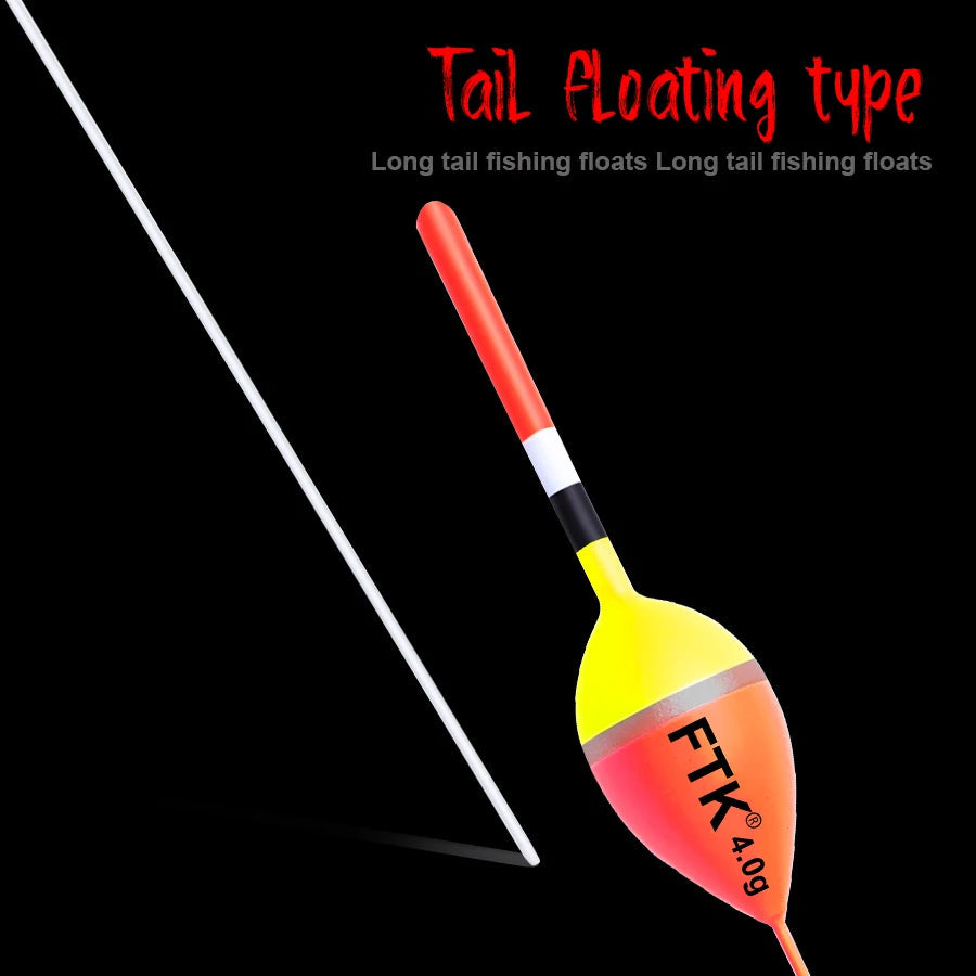 FTK 5pcs/pack Fishing Float Size1g-4g 18cm-22.5cm Barguzinsky Fir Floats Vertical Buoy Fishing Float Bobber Fishing Tackle Pesca Mapêche.com
