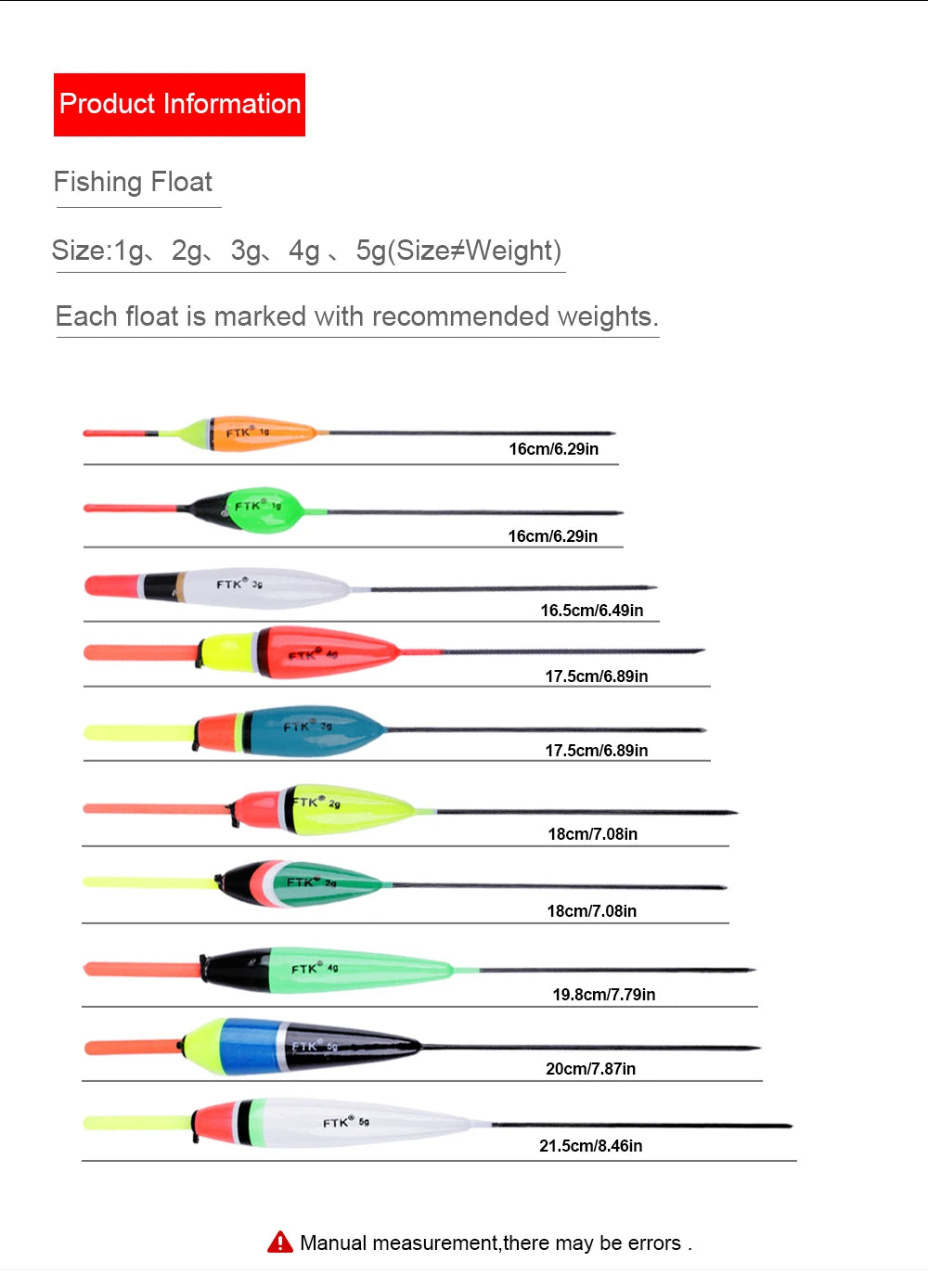 FTK 10pcs Fishing Float Bobber Mix 1g-5g Wood Float Set Barguzinsky Fir Float Buoy Bobber Stopper Fishing Float Fishing Tackle Mapêche.com