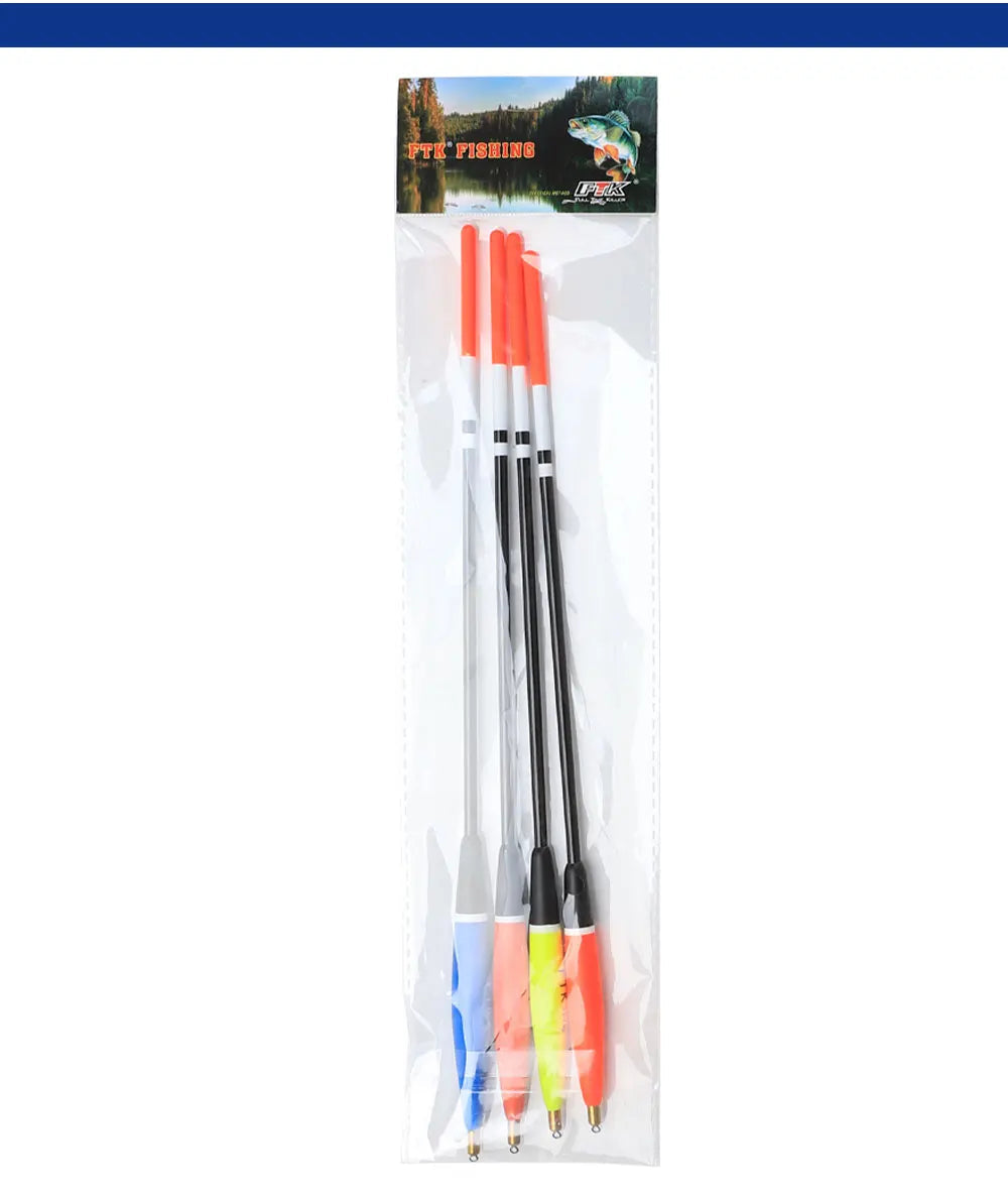 Barguzinsky Fir Bobber Fishing Float 4Pcs/Lot Length 2+2g/3+2g/4+2g/5+2g Copper Ocean Rock Buoy for Carp Fishing Tackle Mapêche.com