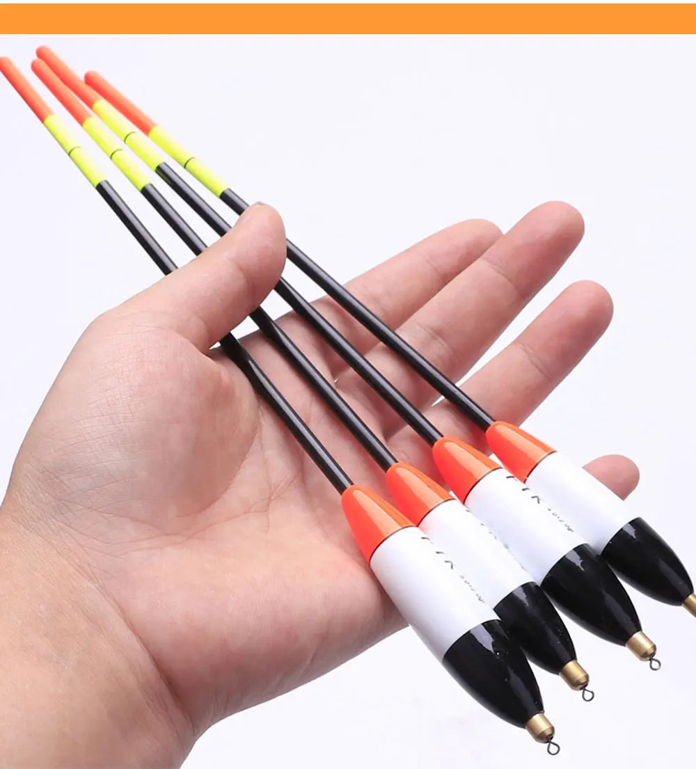 FTK 4Pcs Fishing Float 23cm-26cm Barguzinsky Fir Float Bobber Long Tail Vertical Buoy For Carp Fishing Accessories Tackle 2024 Mapêche.com