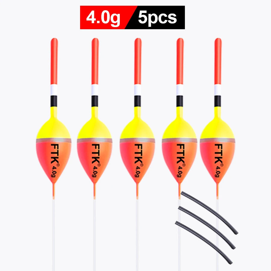 FTK 5pcs/pack Fishing Float Size1g-4g 18cm-22.5cm Barguzinsky Fir Floats Vertical Buoy Fishing Float Bobber Fishing Tackle Pesca Mapêche.com