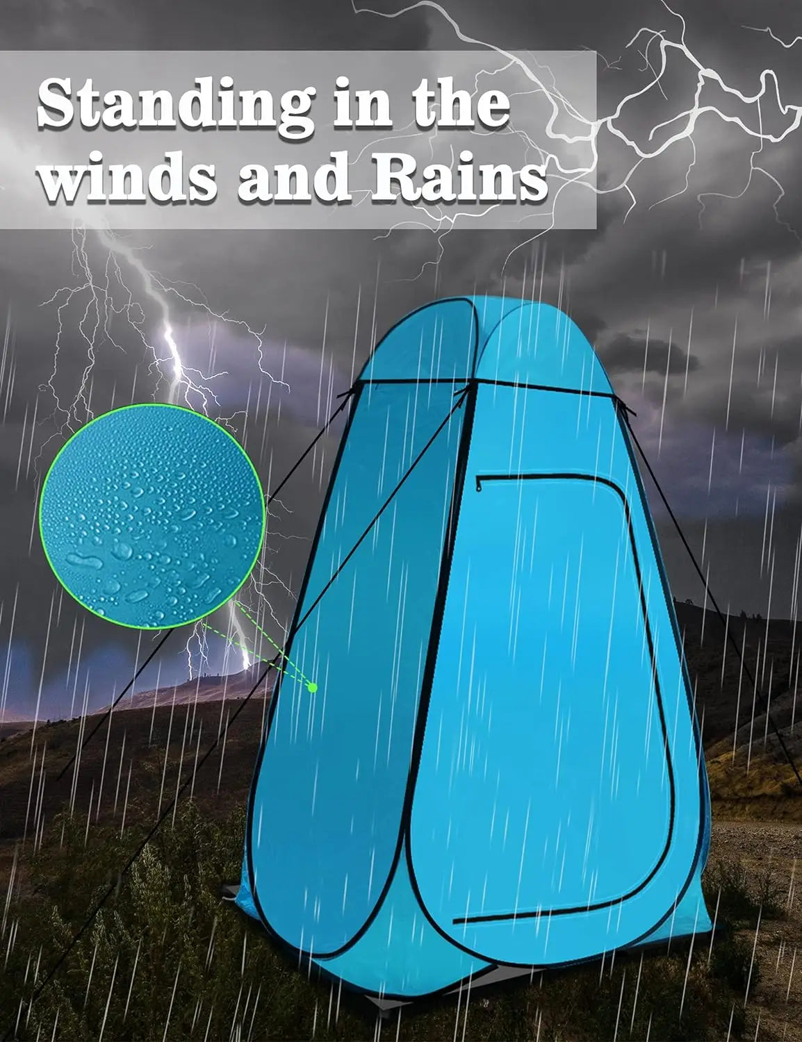 Portable Beach Shower Toilet Changing Tent Outdoor Mobile Toilet Fishing Photography Tent Sun Rain Shelter Privacy Shelter Tent Mapêche.com