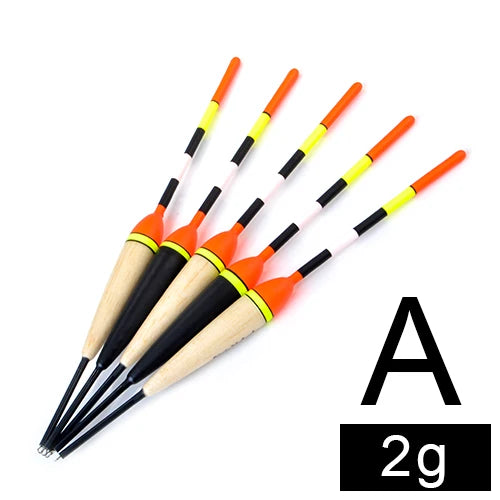 FTK Barguzinsky Fir Light On The Dark 5Pcs/Lot Fishing Float Length 19-23cm Float Weight 2g-6g For Carp Fishing Mapêche.com