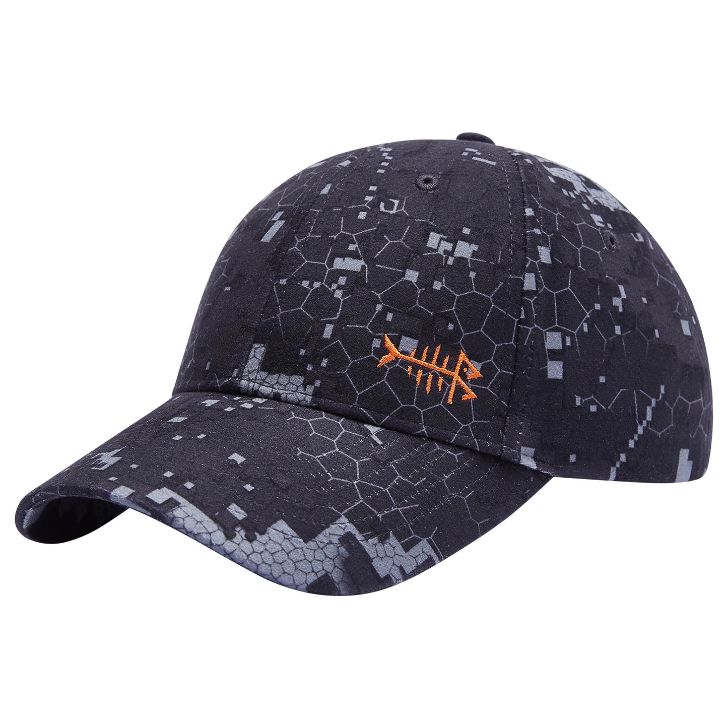 Casquette de pêche camouflage Bassdash, réglable à visière