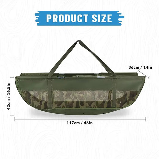 Sac de Pesée Pliable en Maille pour Poissons