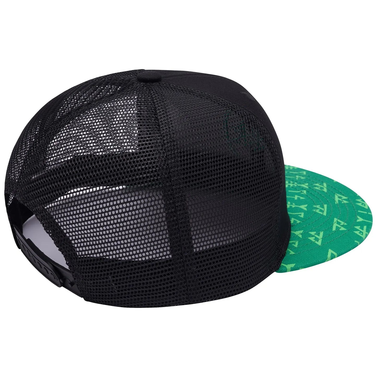 Casquette à visière plate Bassdash, ajustable, en maille