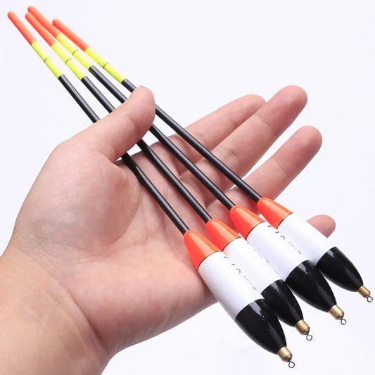 FTK 4Pcs Fishing Float 23cm-26cm Barguzinsky Fir Float Bobber Long Tail Vertical Buoy For Carp Fishing Accessories Tackle 2024 Mapêche.com