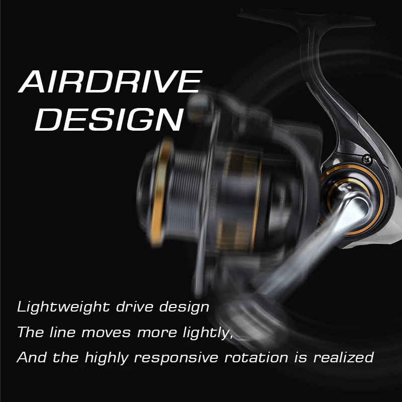 MEREKING KORNAS Series Rust Free And Smooth Bearing 5.2:1 Spinning Fishing Reel Drag 12Kg Max Power Spinning Wheel Fishing Coil Mapêche.com