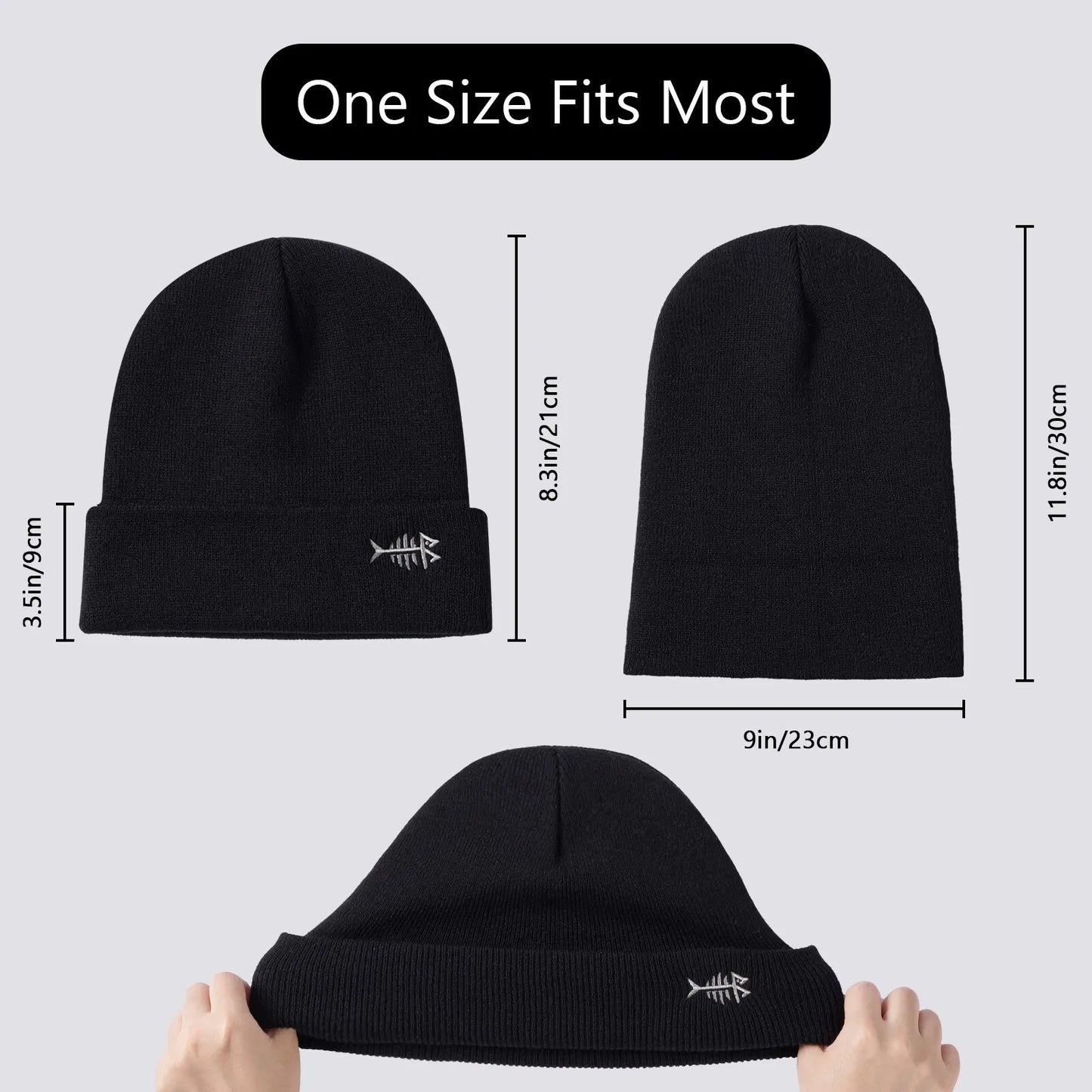Bonnet extensible Bassdash, doux et chaud, léger et élégant