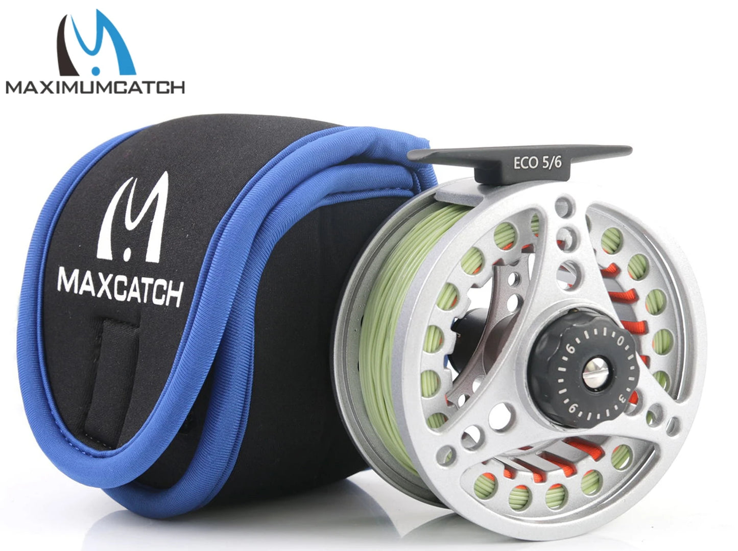 Ensemble Canne à Mouche et Moulinet Maximumcatch 4-6WT – Canne 8’6’’/9’ Action Medium-Fast + Moulinet Pré-enfilé, Soie et Tube de Transport