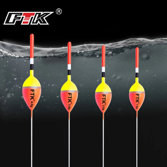 FTK 5Pcs Fishing Floats Vertical Buoy Barguzinsky Fir Float 18cm-22.5cm Buoyancy 1g-4g Fish Float for Carp Fishing Mapêche.com