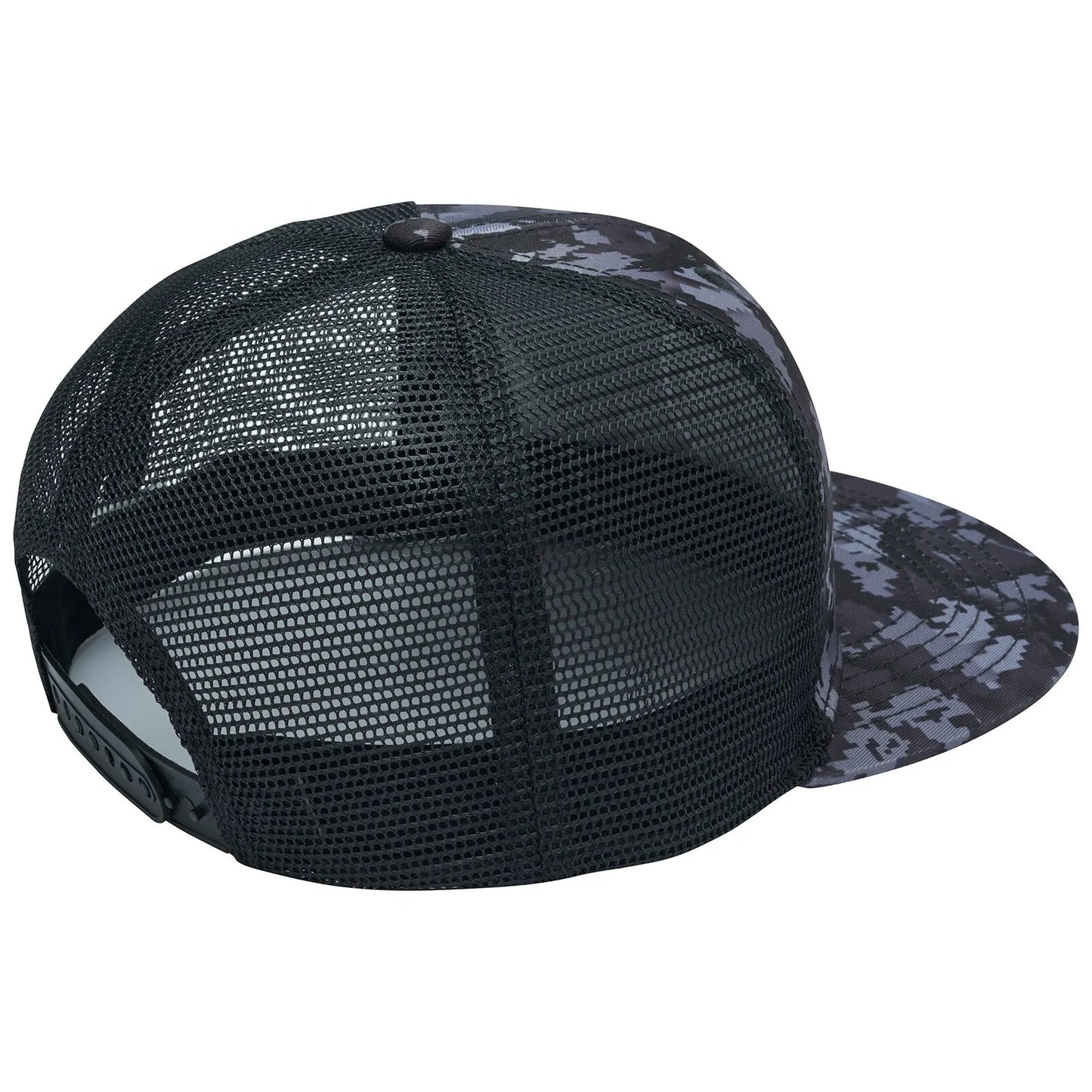 Casquette à visière plate Bassdash, ajustable, en maille